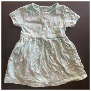 Carters Feather Bodysuit Dress